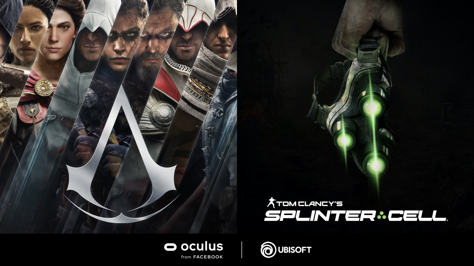 UBISOFT ANUNCIA JUEGOS VR DE ASSASSIN’S CREED® Y TOM CLANCY’S SPLINTER CELL® EN ALIANZA CON OCULUS